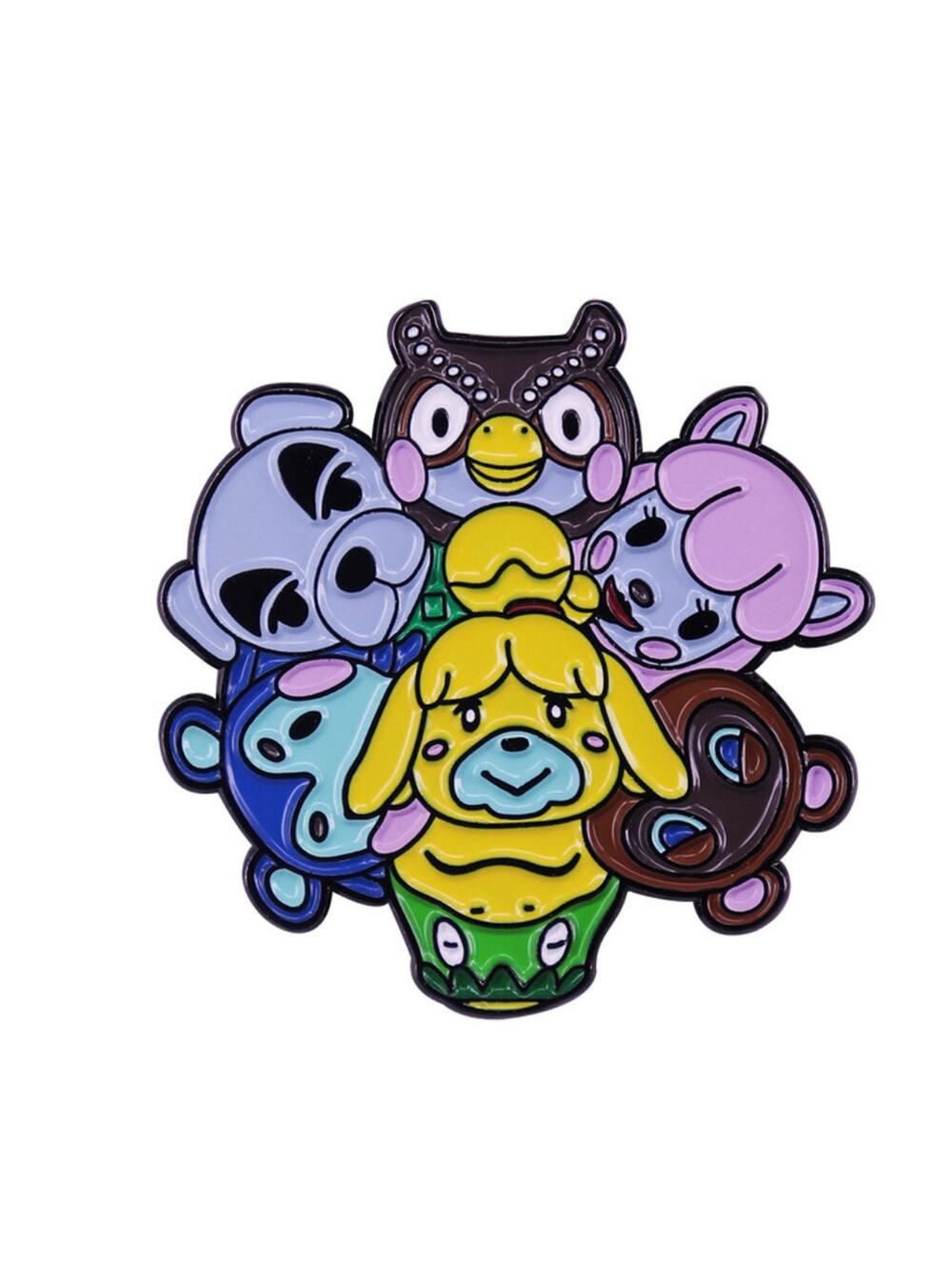Animal Crossing New Horizons Rainbow House Enamel Pins 119-1